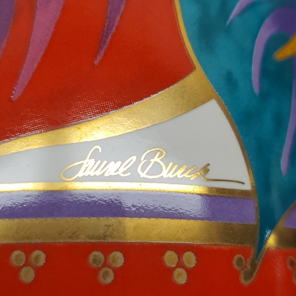 SOLD!!! LAUREL BURCH Coffee Mug "Anthuriums" - Picture 3 of 6